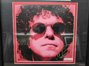 Leo Sayer 'DEMREC1008' framed art card - 2