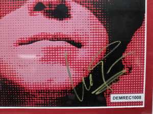Leo Sayer 'DEMREC1008' framed art card - 3