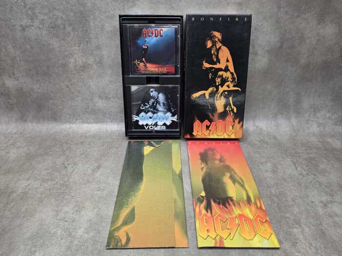 AC/DC 'Bonfire' 4 CD box set with booklet and poster