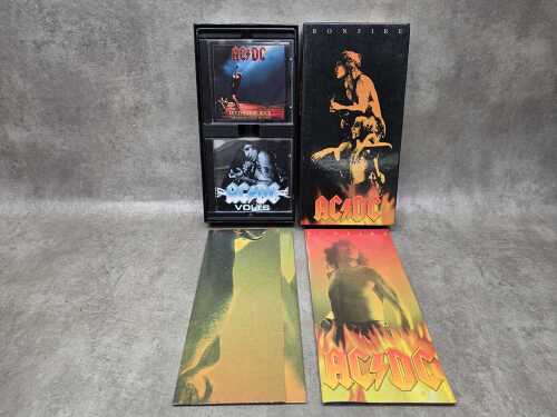 AC/DC 'Bonfire' 4 CD box set with booklet and poster