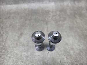 Art Deco silver plated salt and pepper shakers - 4