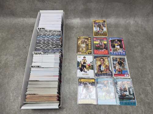 Collection of AFL trading cards