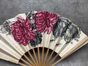 Chinese hand painted fan - 3