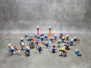 Smurf figures, c. 1980s