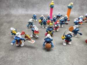 Smurf figures, c. 1980s - 2