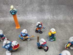 Smurf figures, c. 1980s - 7