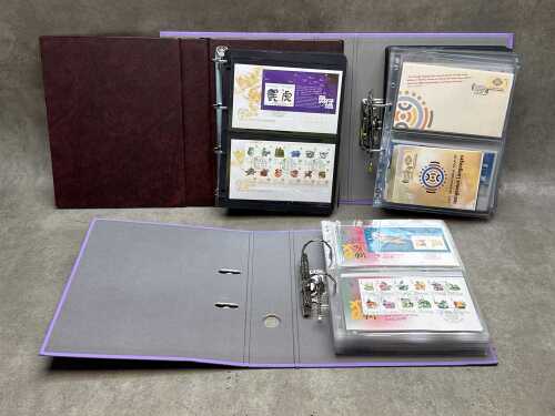 Three albums of Australia First Day Covers
