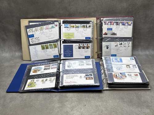 Four albums of First Day Covers