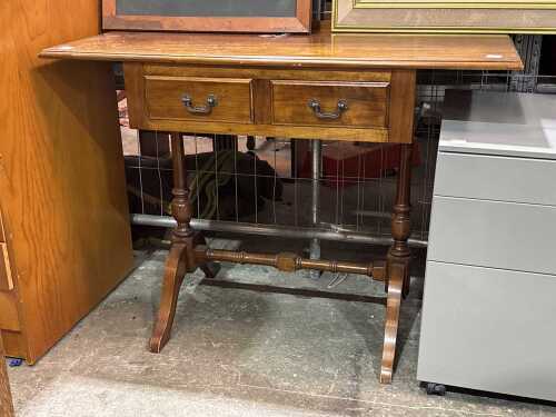 Hall table with two drawers
