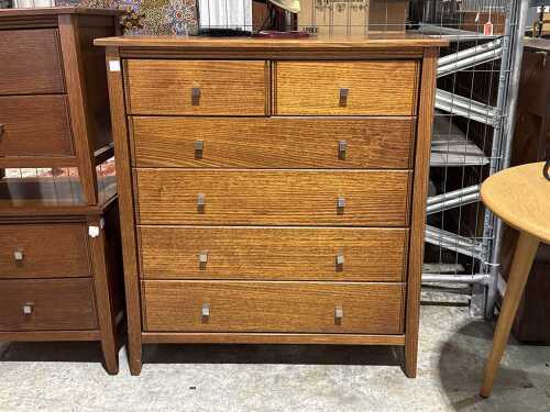 Hycraft six drawer chest