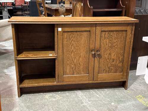 Timber two-door cabinet