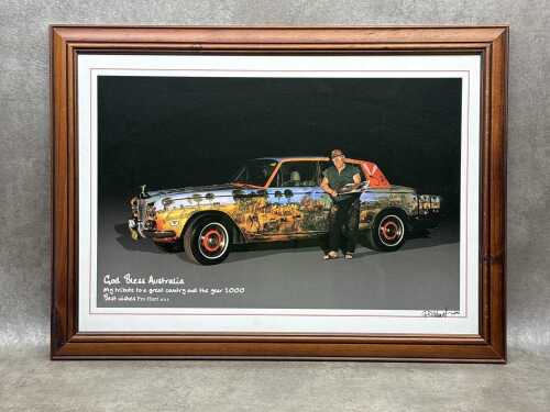 Kevin Charles (Pro) Hart (1928-2006), God Bless Australia 2000, signed reproduction print