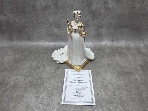 Royal Doulton Her Majesty Queen Elizabeth II limited edition porcelain figure