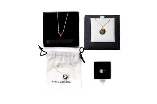 A collection of branded jewellery in sterling silver