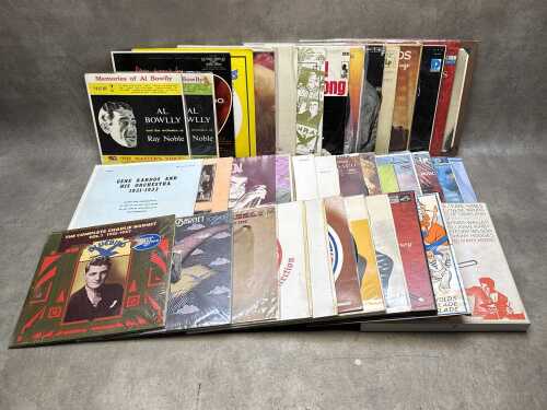 Vinyl records, mostly big band, swing and vocalists, including Al Bowlly