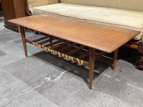 Mid-century timber coffee table