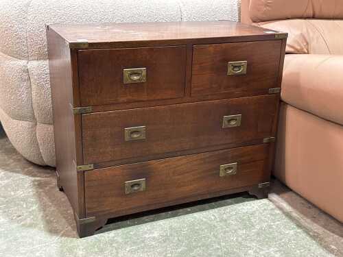 Campaign-style chest of drawers