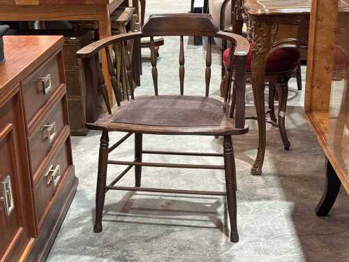 Oak captains chair