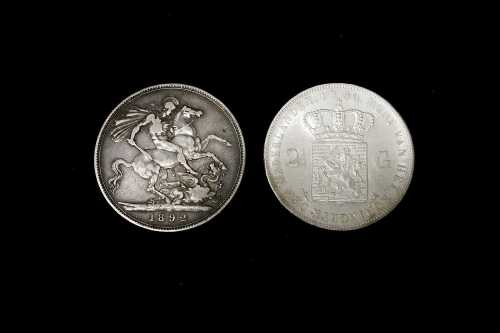 Two silver coins