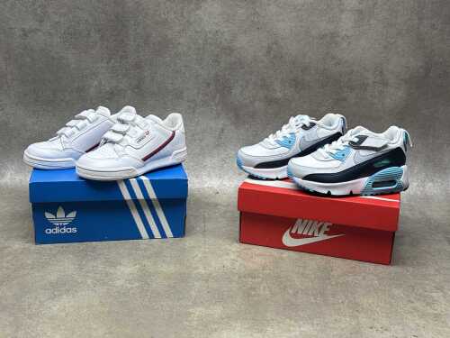 Two pairs of children's sneakers