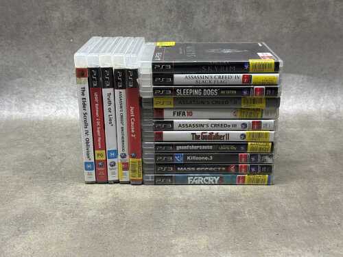Sixteen PlayStation 3 games