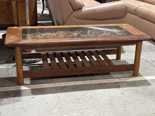Teak coffee table