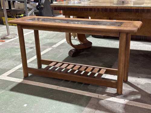 Teak hall table