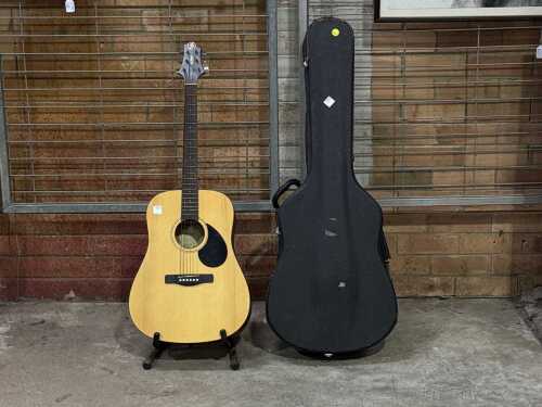 Greg Bennett Design 6-string acoustic guitar in hard case