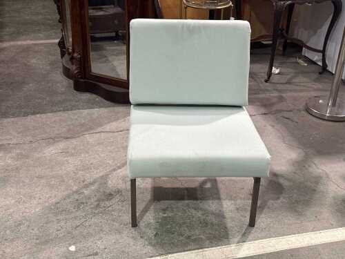 Mid-century modern style cube chair