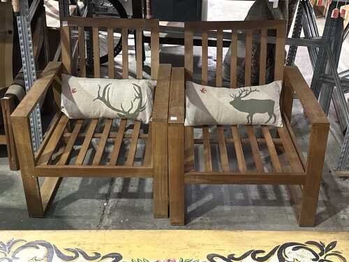 Pair of outdoor chairs