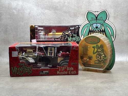 Three collectible toys, in original boxes