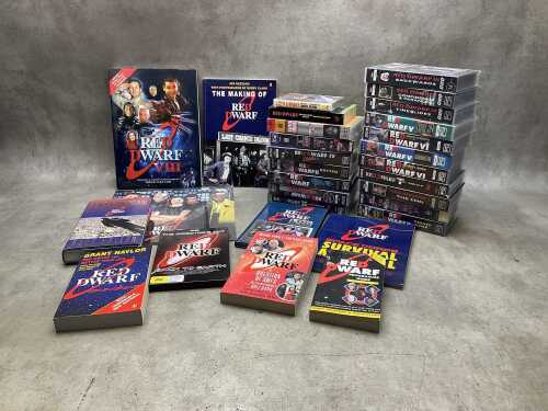 Collection of Red Dwarf memorabilia