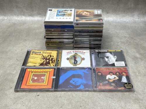30 Rock and Pop CDs, including The Beatles, Fleetwood Mac, The Rolling Stones