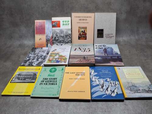Victorian local history books, including Melbourne on my Mind