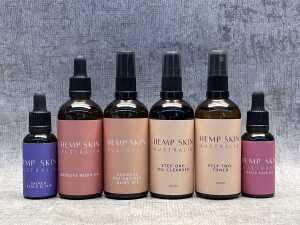 Group of Hemp Skin beauty products