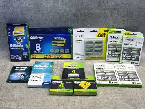 Group of shaving products