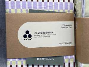 Sheet Society quilt cover & pillow cases size K - 2