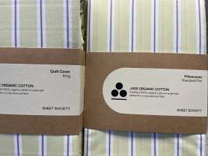 Sheet Society quilt cover & pillow cases size K - 3