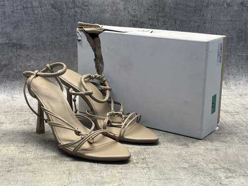 Aje strappy heels in neutral, size 40