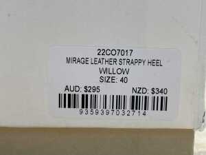 Aje strappy heels in neutral, size 40 - 5