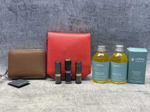 Group of beauty products