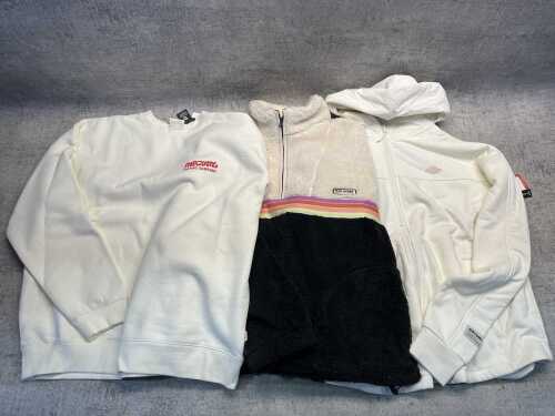 Three Ripcurl jackets size S