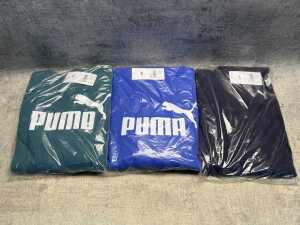 Three Puma hoodies size XL