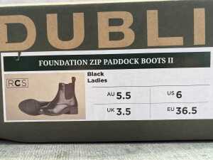 Dublin Foundation Zip Paddock Boots II size US 6 Women's - 5