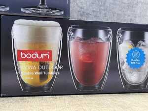 Three packs of Bodum glasses - 3