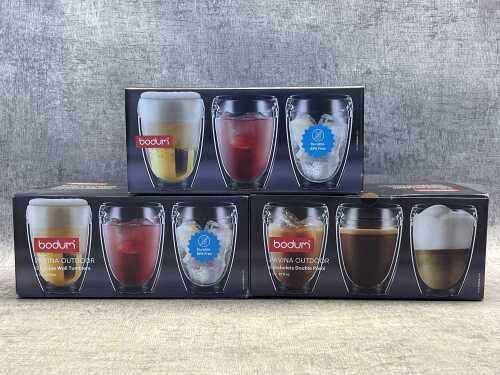 Three packs of Bodum Pavina Outdoor tumblers
