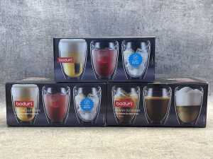 Three packs of Bodum Pavina Outdoor tumblers