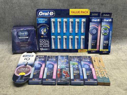 Group of Oral B products
