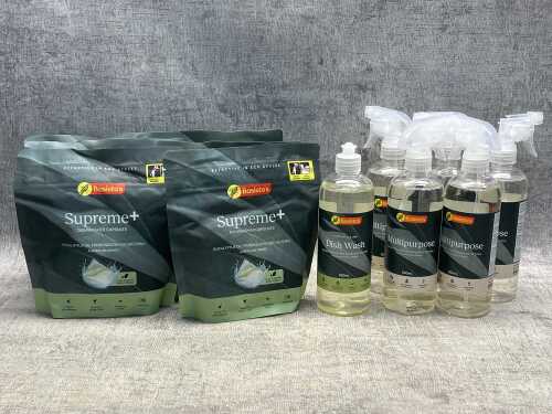 Group of Bosisto's cleaning products