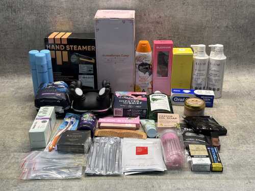 Group of beauty products